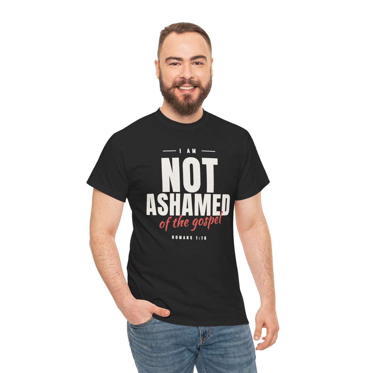 I Am Not Ashamed of the Gospel Faithful Christian T-Shirt