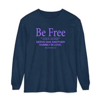 Be Free "Galatians 5:13" PURPLE