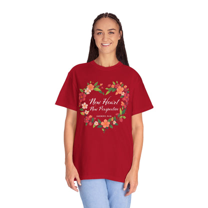 New Heart and New Perspective "Ezekiel 36:26" 100% Cotton T Shirt