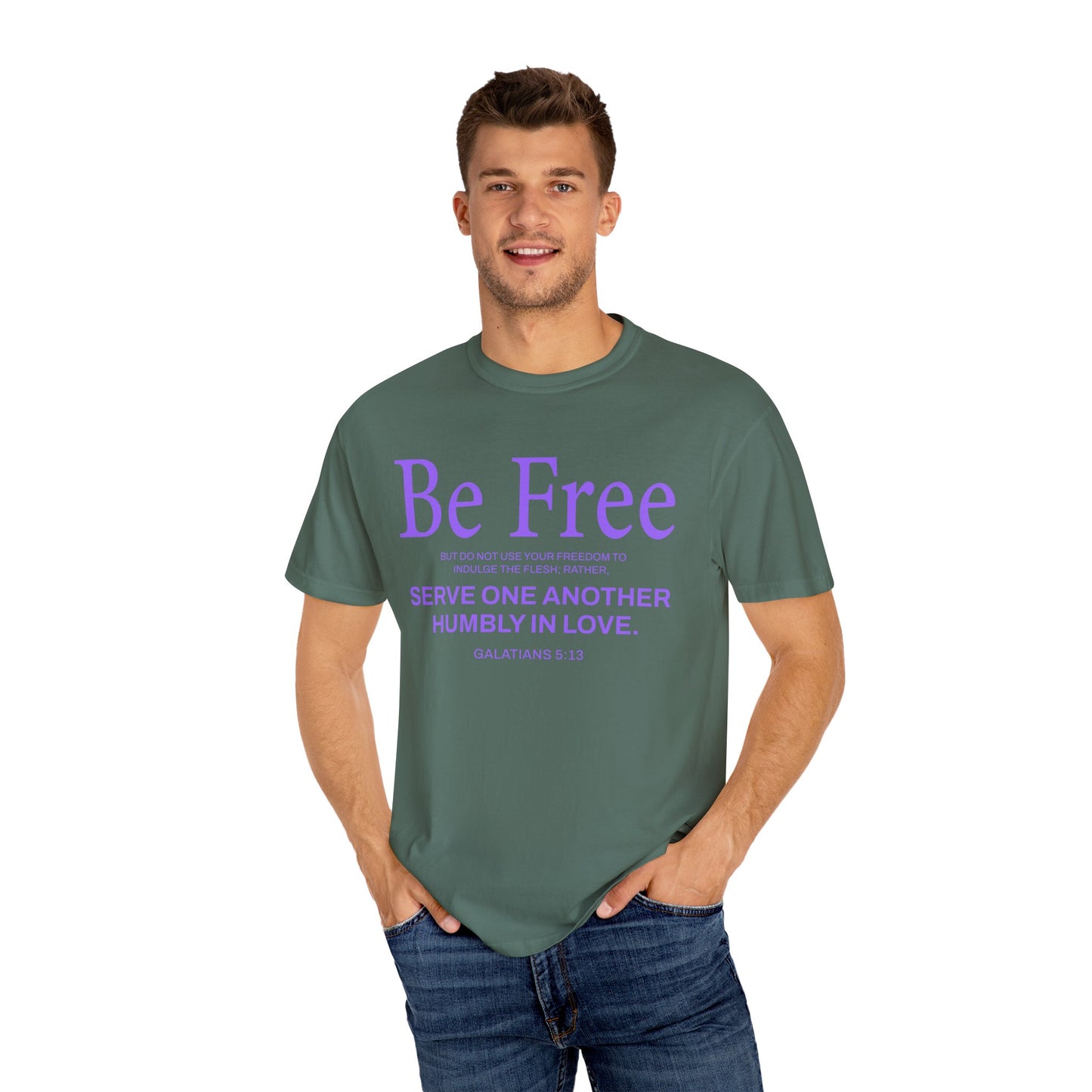 Be Free "Galatians 5:13" PURPLE