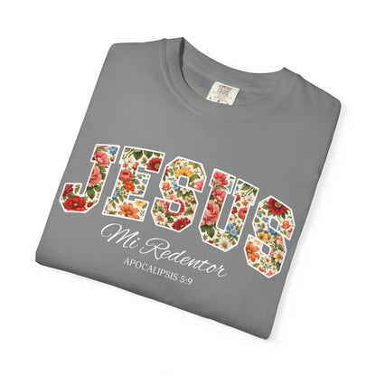 Jesus Mi Redentor T-Shirt — Spanish Christian Faith Tee 100% Cotton
