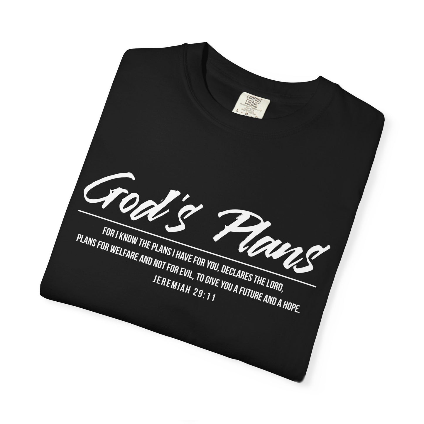 Jeremiah 29:11 'God's Plans' T-Shirt — Inspirational Faith Tee