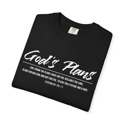 Jeremiah 29:11 'God's Plans' T-Shirt — Inspirational Faith Tee