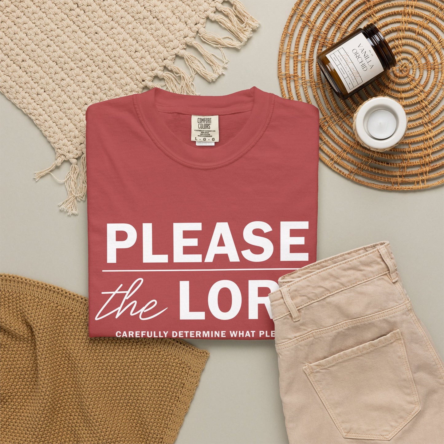 Please the Lord Ephesians 5:10 T-Shirt 100% Cotton T-Shirt