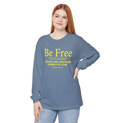 Be Free "Galatians 5:13" Yellow