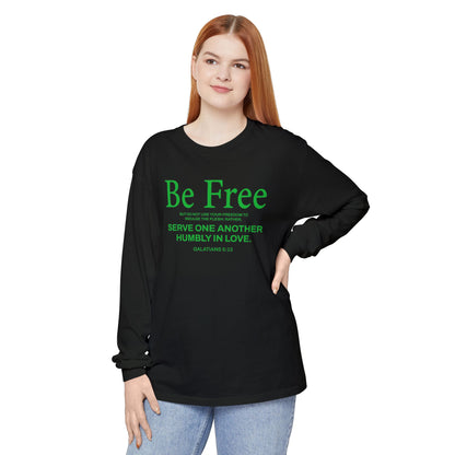 Be Free "Galatians 5:13" Green