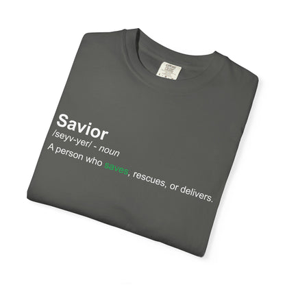 Savior Definition T-Shirt 100% cotton