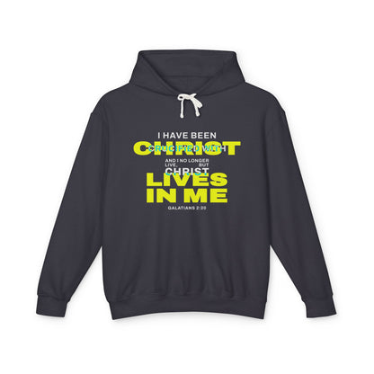 I have been Crucified with Christ "Galatians 2:20"  Yellow  Unisex 100% Cotton Hoodie