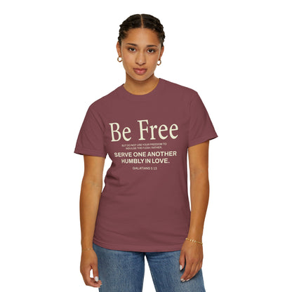 Be Free "Galatians 5:13" Beige