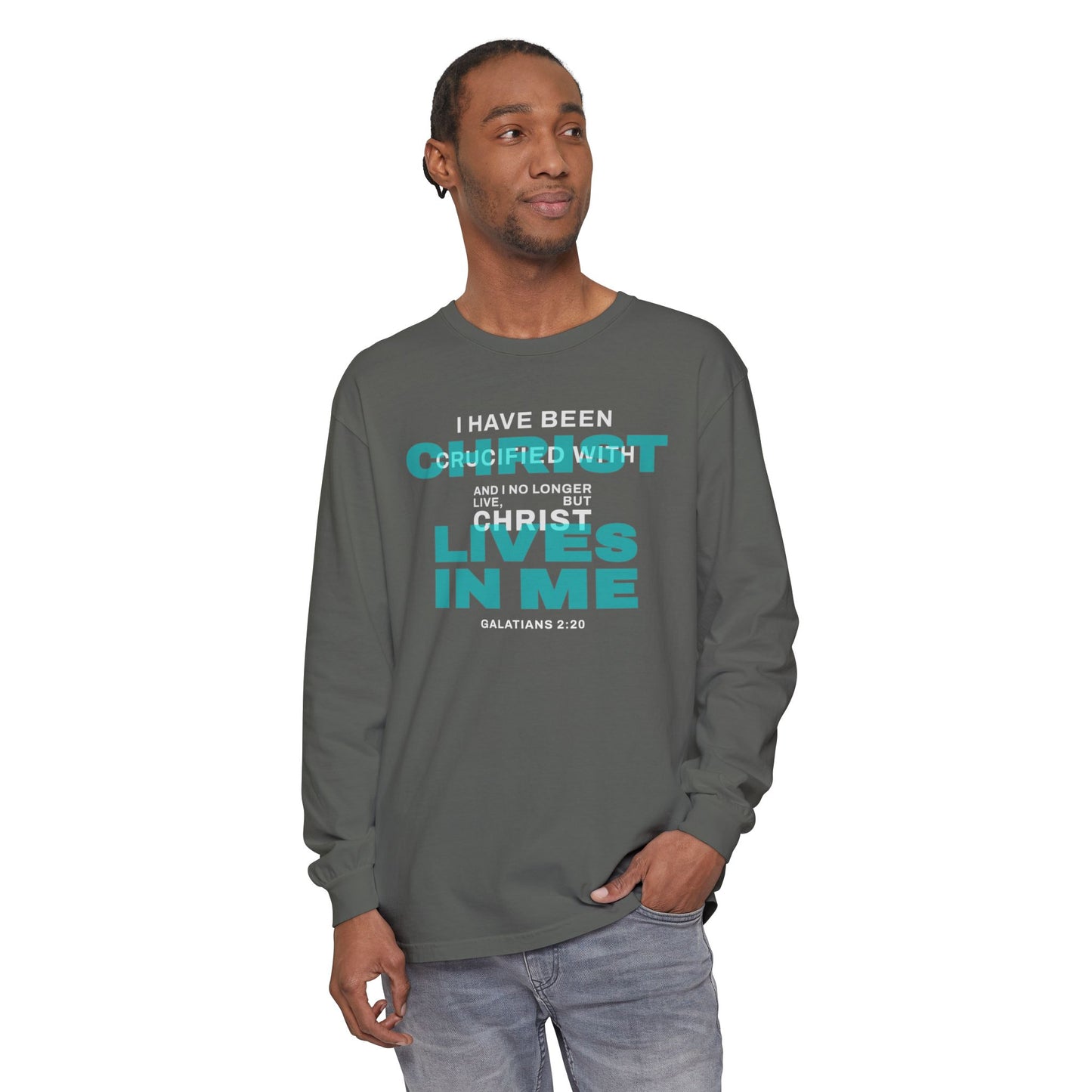 I have been Crucified with Christ "Galatians 2:20" TEAL