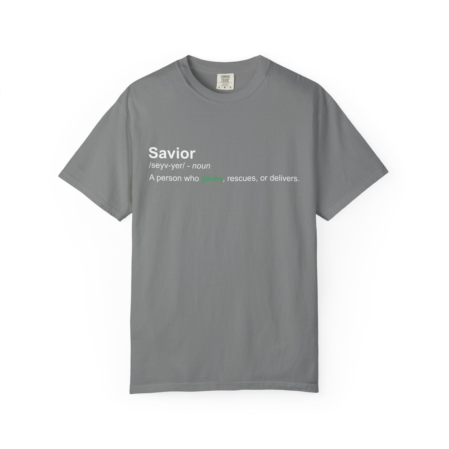 Savior Definition T-Shirt 100% cotton