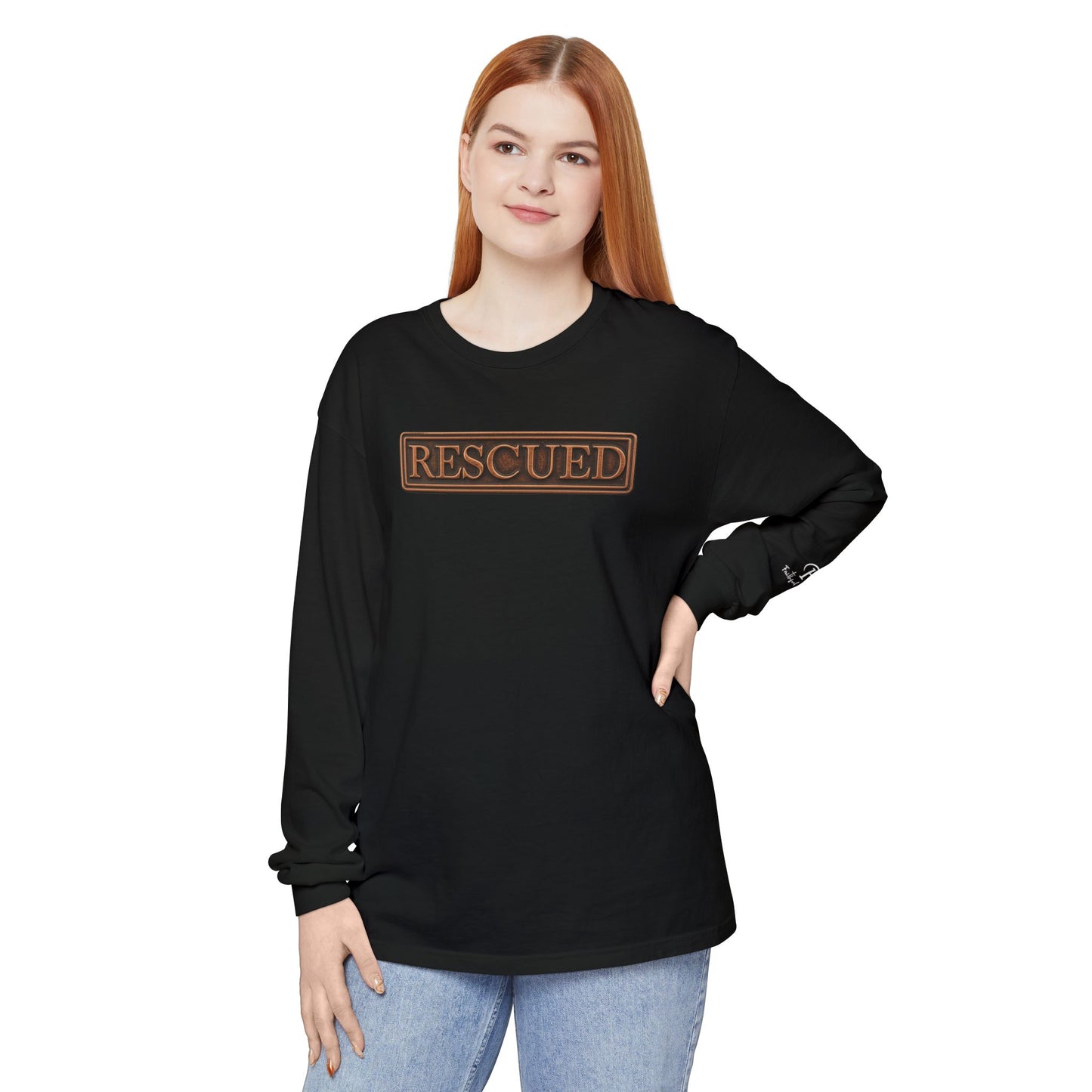 Rescued Colossians 1:13 Long Sleeve T-Shirt — 100% Cotton