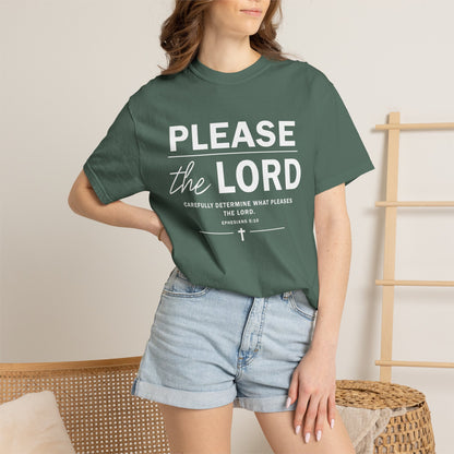 Please the Lord Ephesians 5:10 T-Shirt 100% Cotton T-Shirt