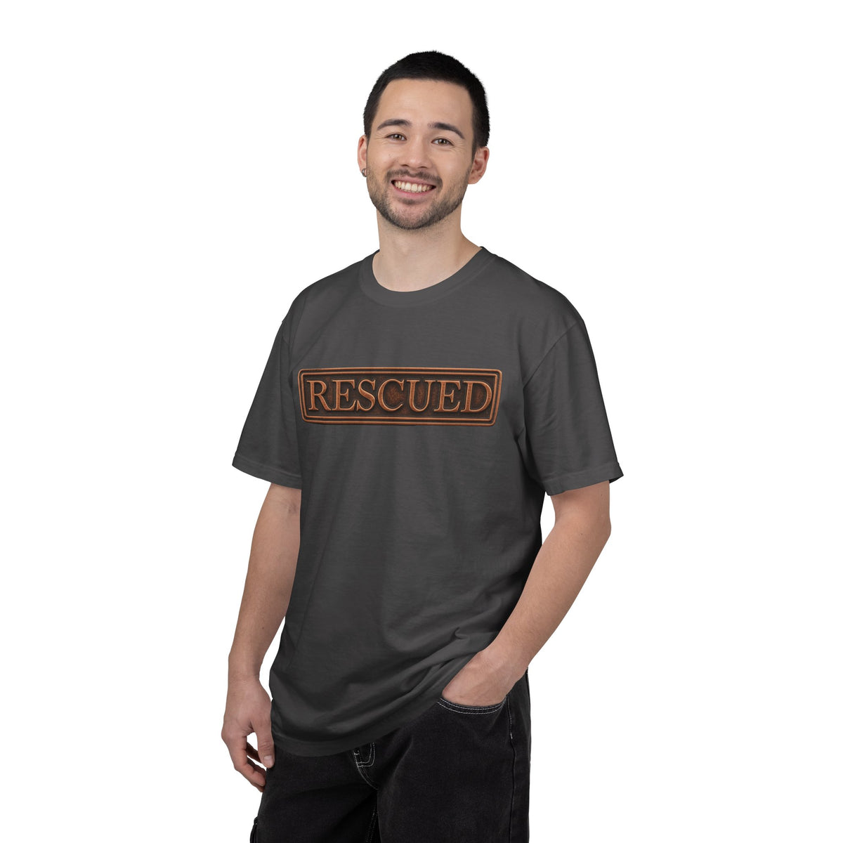 Rescued Colossians 1:13-14 Cotton T-Shirt