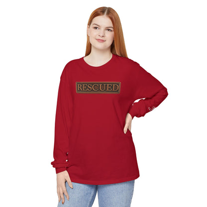 Rescued Colossians 1:13 Long Sleeve T-Shirt — 100% Cotton