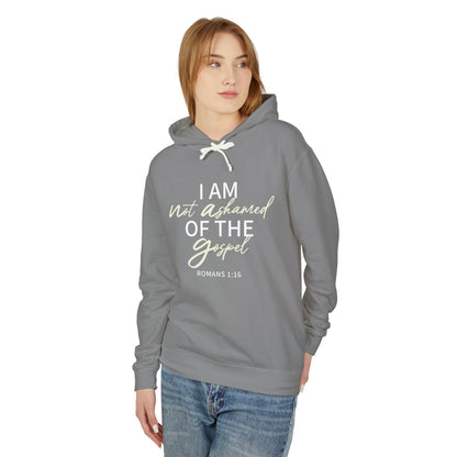 Romans 1:16 Beige 100% Cotton Unisex Hoodie Comfort Color