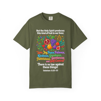 Fruit of the Spirit T‑Shirt — Galatians 5:22‑23 Christian Faith Tee