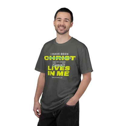 I have been Crucified with Christ "Galatians 2:20" YELLOW 100% Cotton T-Shirt