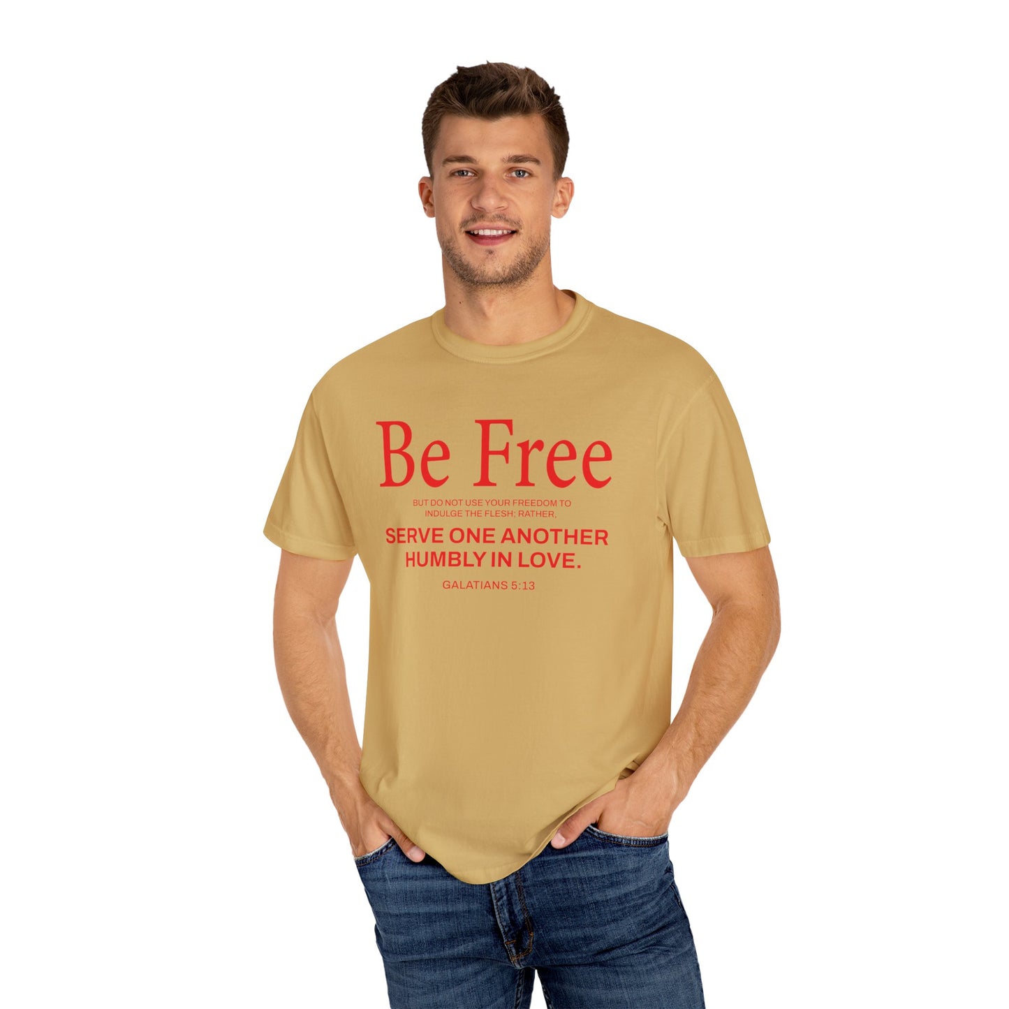 Be Free "Galatians 5:13" Red
