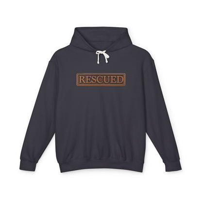 Rescued Colossians 1:13 Cotton Hoodie — Bible Verse Inspirational Hooded Sweatshirt