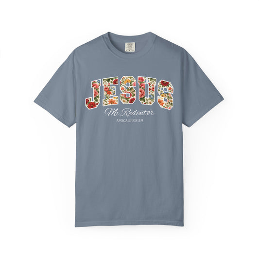 Jesus Mi Redentor T-Shirt — Spanish Christian Faith Tee 100% Cotton