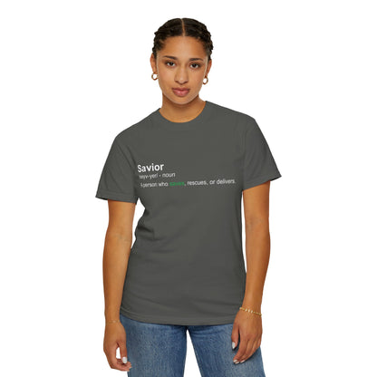 Savior Definition T-Shirt 100% cotton