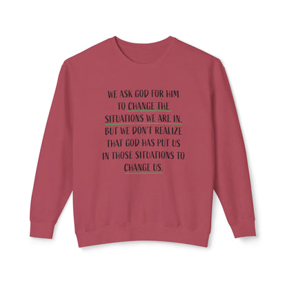Change the Situation 100% Cotton Crewneck Sweatshirt