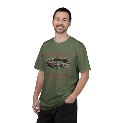 Jesus Crown of Thorns T-Shirt — "Naciste a amarme a Él" Christian Faith Tee