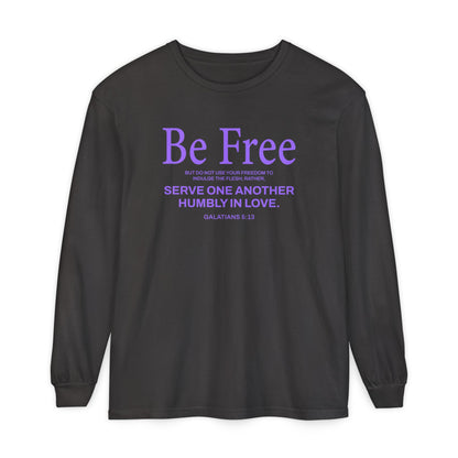 Be Free "Galatians 5:13" PURPLE