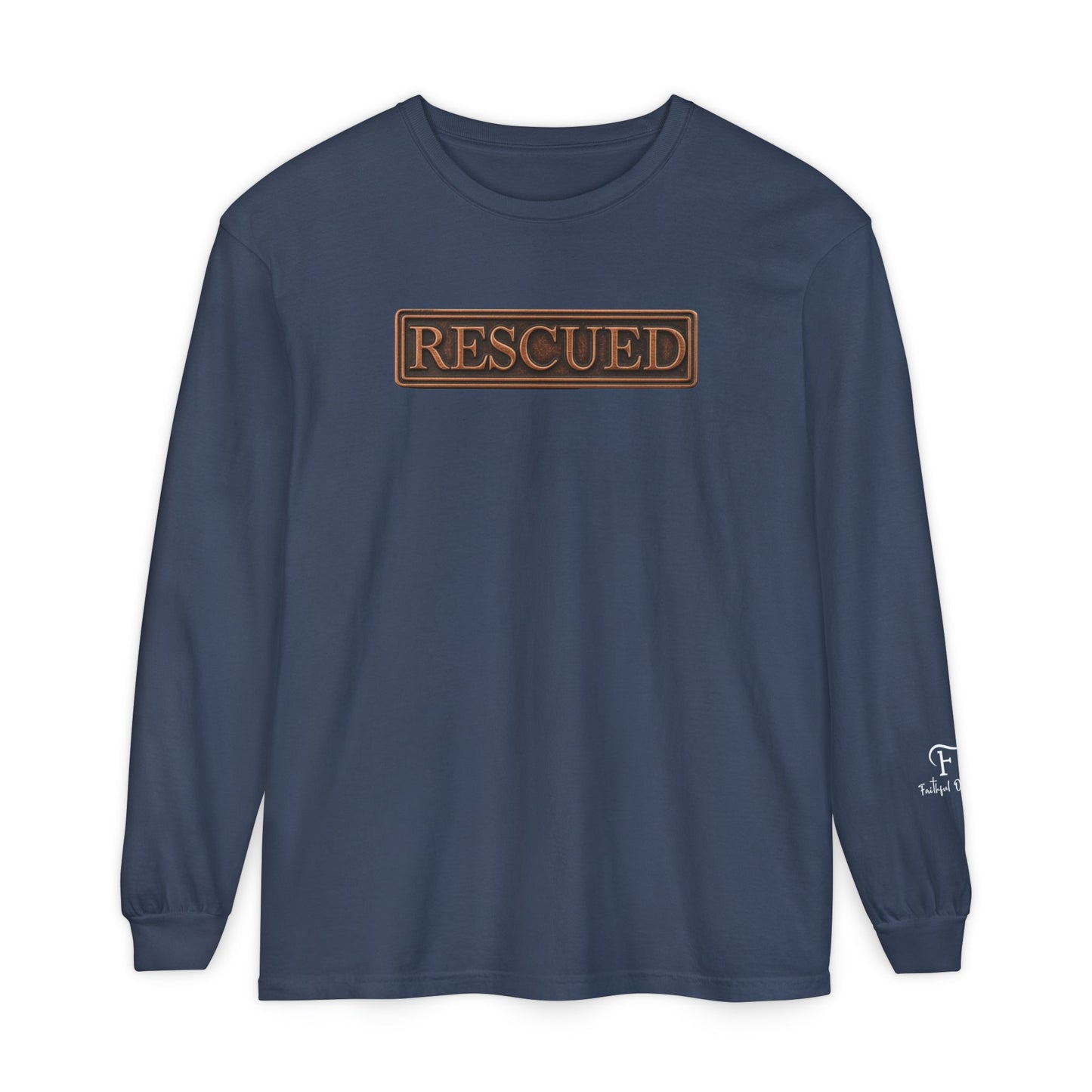 Rescued Colossians 1:13 Long Sleeve T-Shirt — 100% Cotton