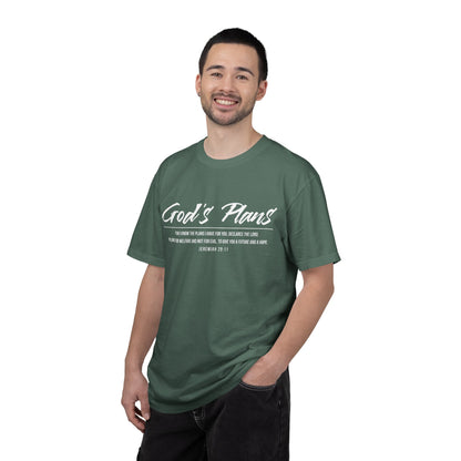 Jeremiah 29:11 'God's Plans 100% Cotton T-Shirt — Inspirational Faith Tee