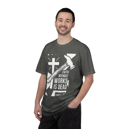 Faith Without Works is Dead "James 2:26" 100%  Cotton T-Shirt