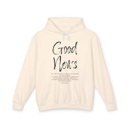 Good News Colossians 1:6 Long Sleeve T-Shirt — Faith Scripture Christian Hoodie