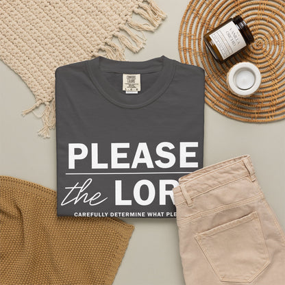 Please the Lord Ephesians 5:10 T-Shirt 100% Cotton T-Shirt