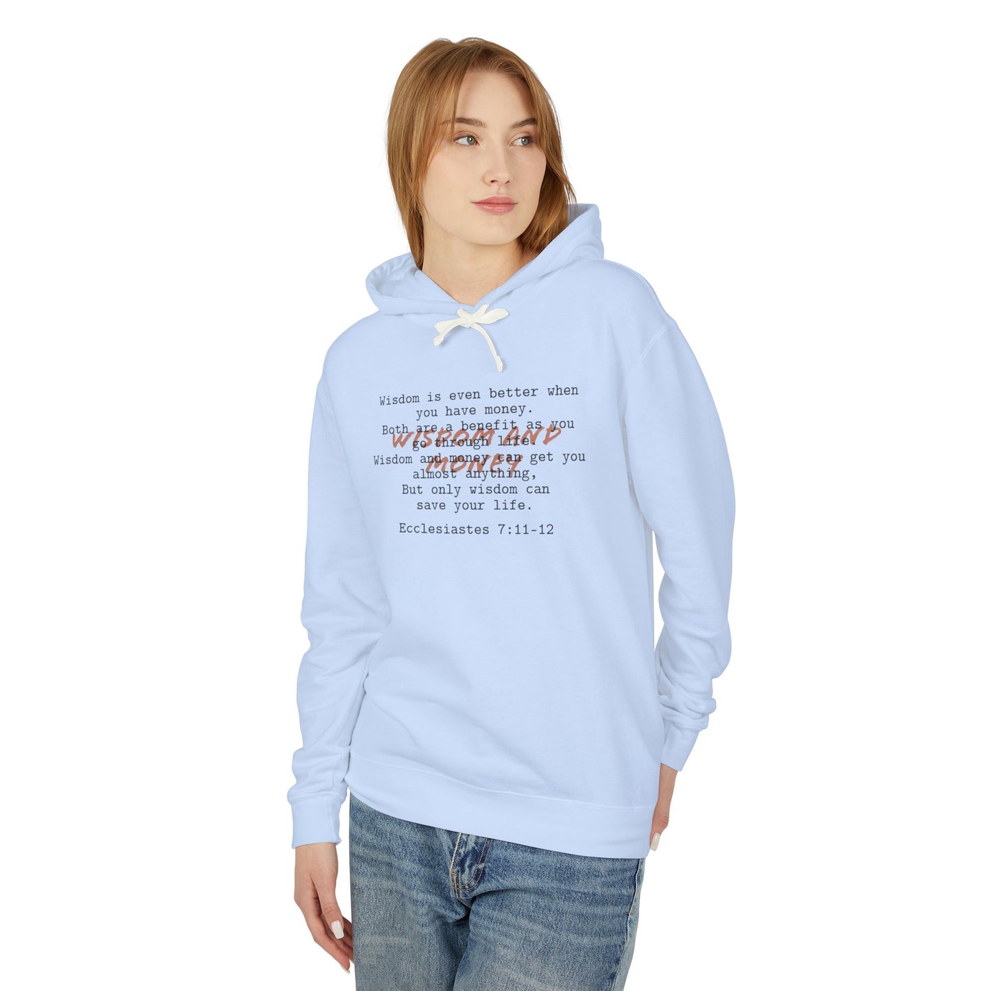 Biblical Wisdom Long Sleeve T-Shirt — Faith Scripture Christian Hoodie