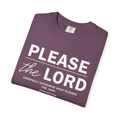 Please the Lord Ephesians 5:10 T-Shirt 100% Cotton T-Shirt
