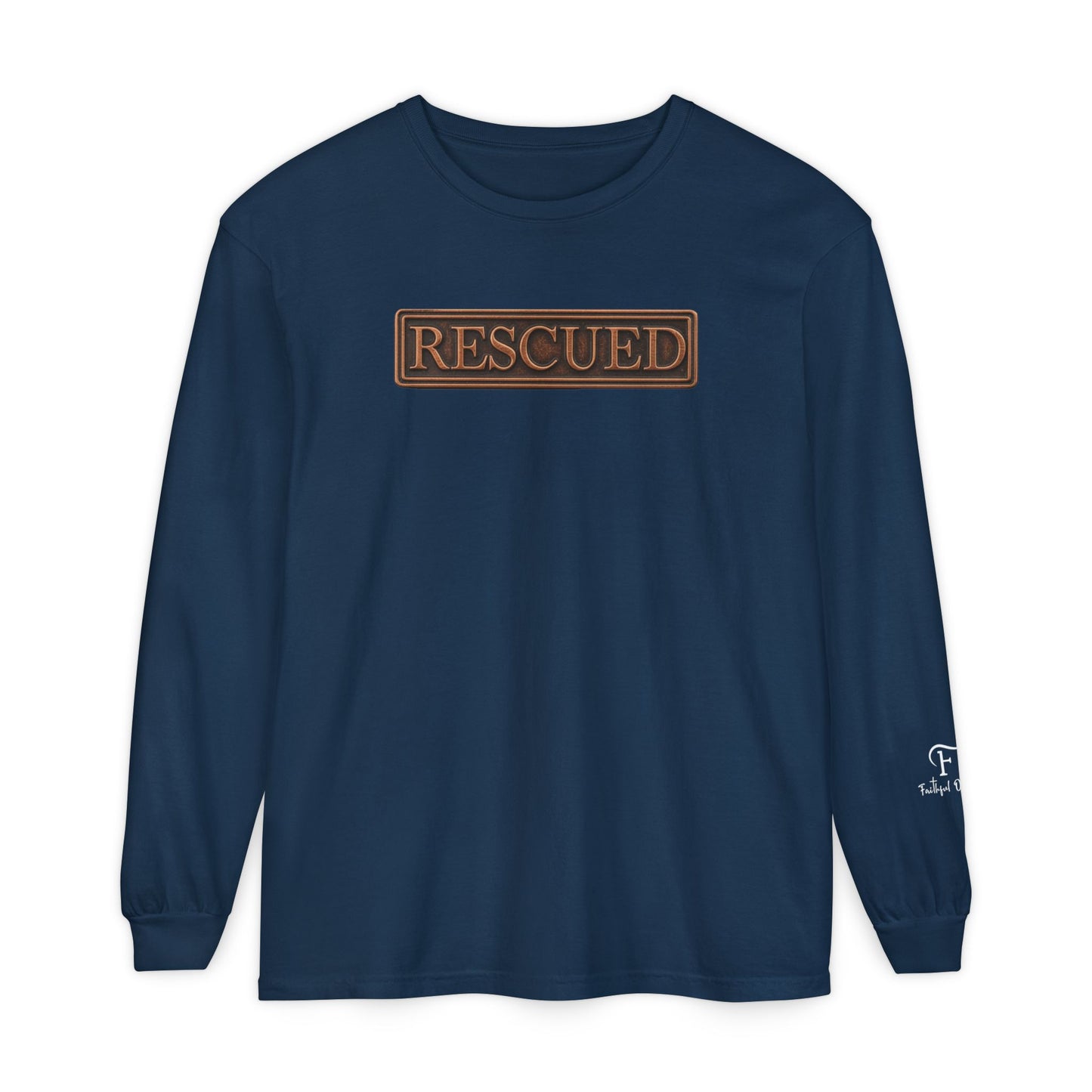 Rescued Colossians 1:13 Long Sleeve T-Shirt — 100% Cotton
