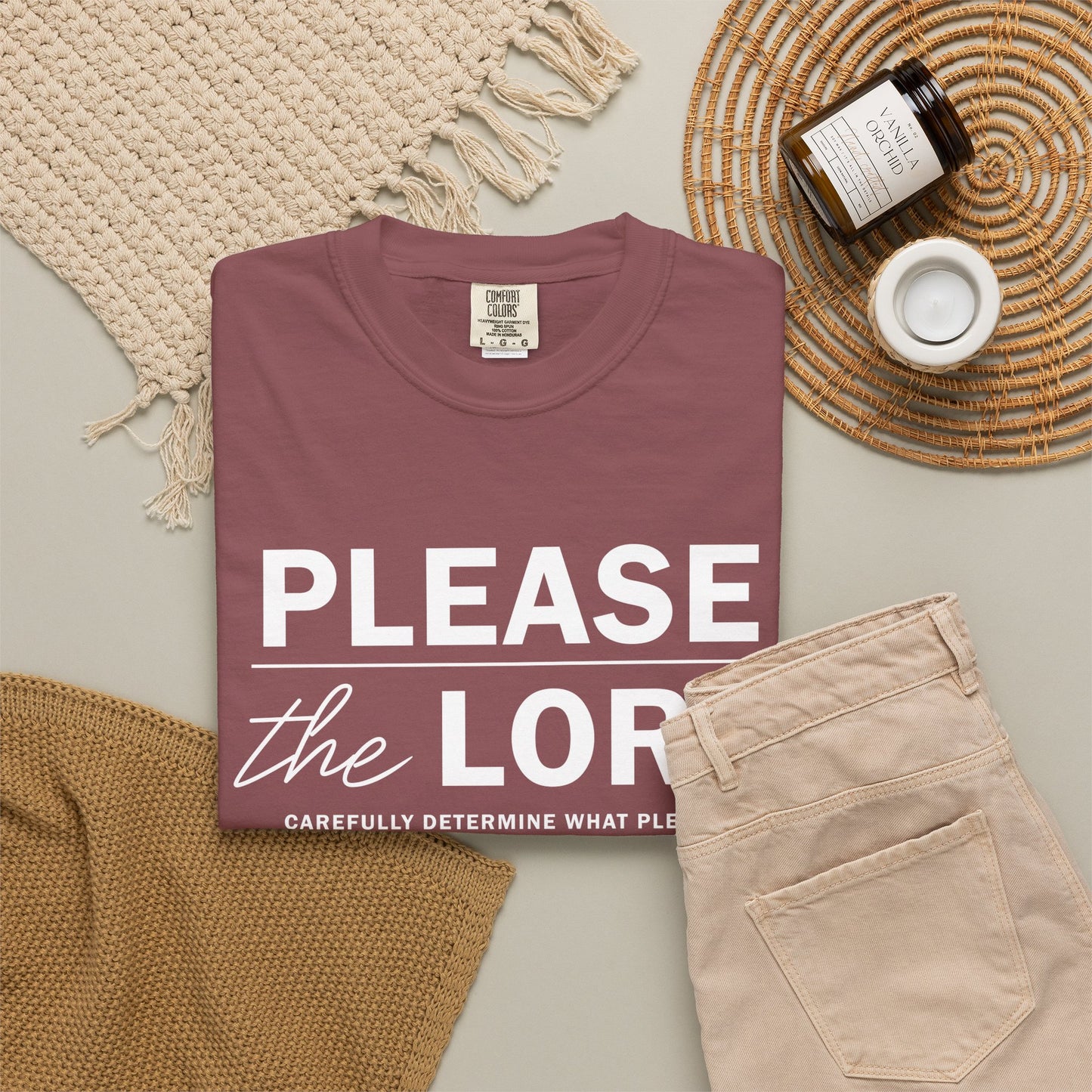 Please the Lord Ephesians 5:10 T-Shirt 100% Cotton T-Shirt