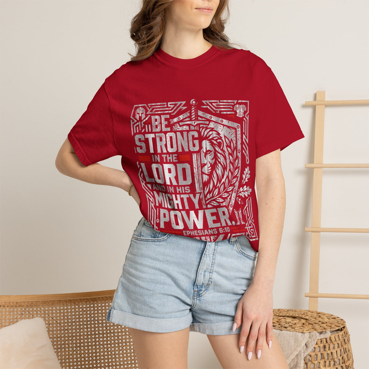 Be Strong in the Lord T-Shirt — Christian Faith Graphic Tee