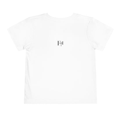 Toddler Tee — "For I’m the Lord Who Makes You" Floral Bible Verse (Isaiah 44:2)