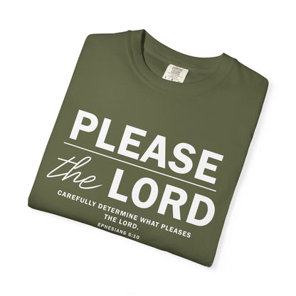 Please the Lord Ephesians 5:10 T-Shirt 100% Cotton T-Shirt
