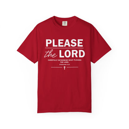 Please the Lord Ephesians 5:10 T-Shirt 100% Cotton T-Shirt
