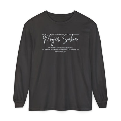 Mujer Sabia Proverbios 14:1 T-Shirt — Spanish Wise Woman Bible Verse