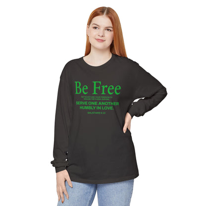 Be Free "Galatians 5:13" Green