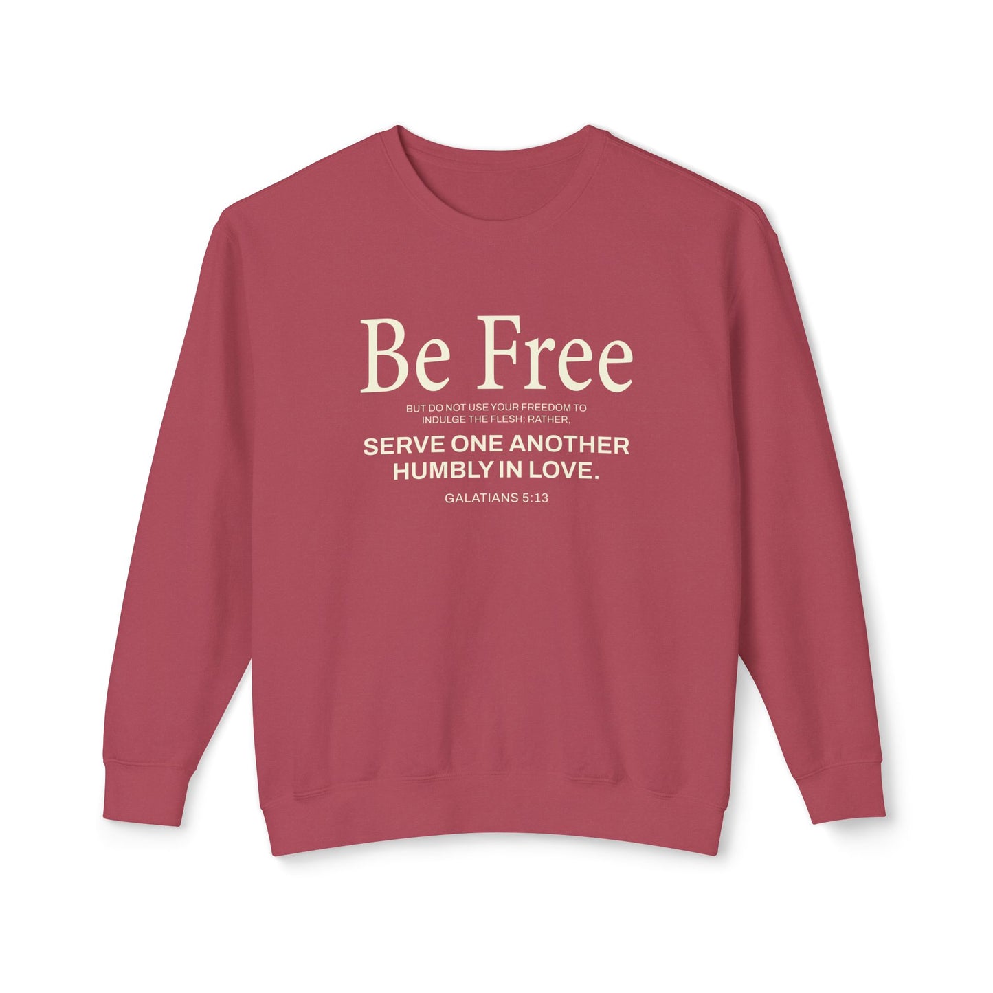 Be Free "Galatians 5:13" Beige