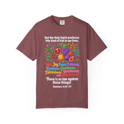 Fruit of the Spirit T‑Shirt — Galatians 5:22‑23 Christian Faith Tee