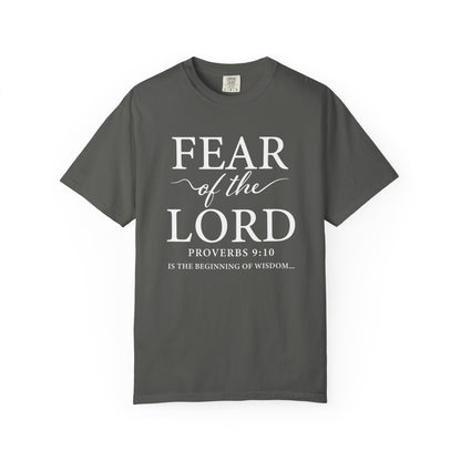 Fear of the Lord T-Shirt — Christian Faith Graphic Tee