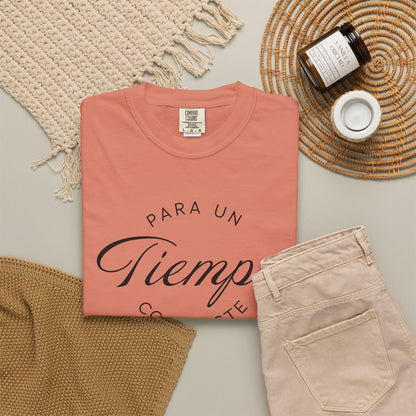 Para un Tiempo Como Este Ester 4:14 100% Cotton T-Shirt — Spanish Wise Woman Bible Verse