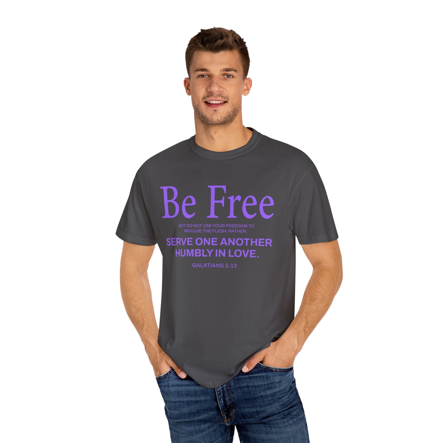 Be Free "Galatians 5:13" PURPLE