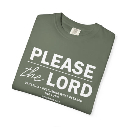 Please the Lord Ephesians 5:10 T-Shirt 100% Cotton T-Shirt